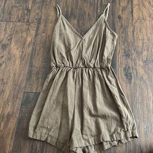 dark green shein romper